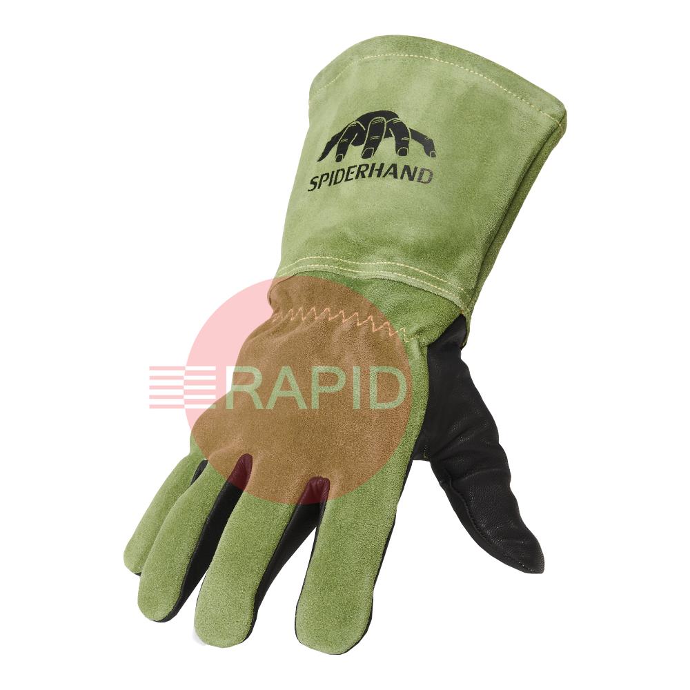 SPM02010  Spiderhand Mig Supreme Goat Palm Cow Back Mig Welding Gloves - Size 10